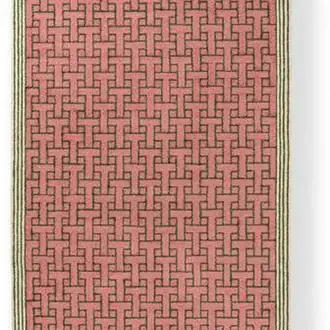 T Monogram Dusted Pink 455802 Rug