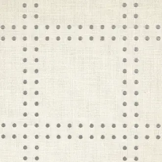 Rivets Silver on Eggshell Jute 5711