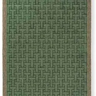 T Monogram Jade Green 455807 Rug