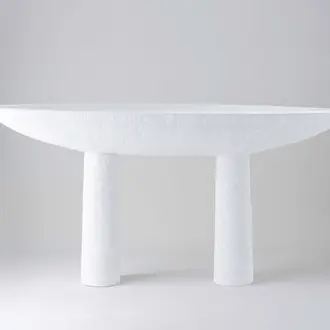 Marina Console Table CCT60 Scratched Plaster