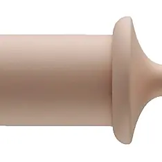 Byron & Byron Neon 35mm Baby Pink Curtain Pole Daisy Finial
