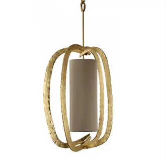 Miro Pumpkin Chandelier MCL33 Bright Gold