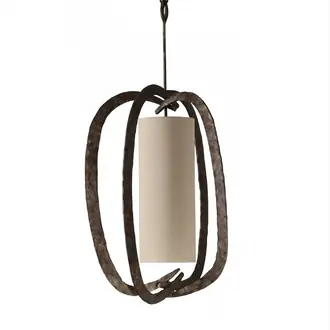 Miro Pumpkin Chandelier MCL33 Burnt Silver