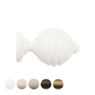 Jones Cathedral 30mm Cotton Curtain Pole Ely Finial