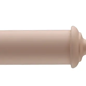 Byron & Byron Neon 45mm Baby Pink Curtain Pole Rose Finial