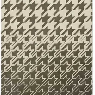Houndstooth Grey 162804 Rug