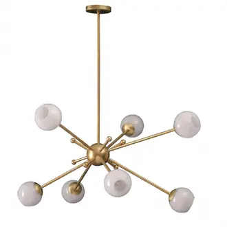 Orbit 2 Chandelier MCL53 Bright Brass