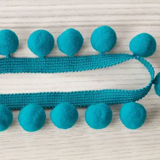 Pom Pom Braid Turquoise T79-03
