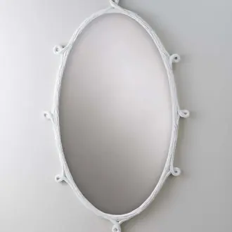 Jolly Mirror WM59 Plaster White