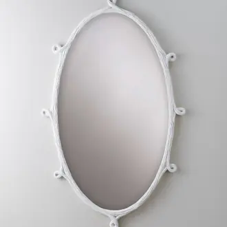 Jolly Mirror WM59 Plaster White