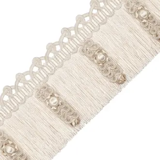Palais Silk Fringe With Jasmines FR-56780-01