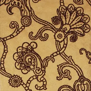 Marquise Damask Flock FG057T49 Gold Plum
