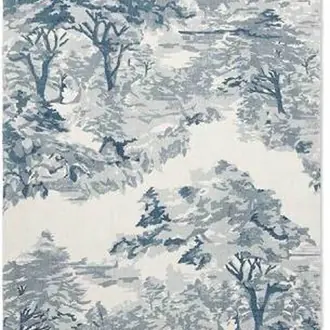 Landscape Toile Light Blue 162608 Rug