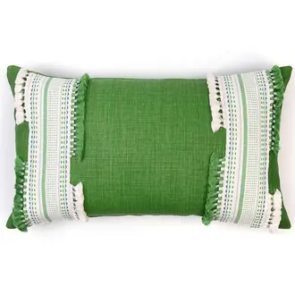 Pom Parade Green Cushion
