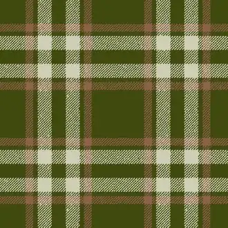 Arran Check (Large) Olive 159