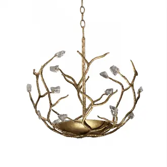 Small Blossom Chandelier Without Shade MCL18S