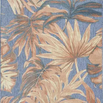 Aloha ALH43 Blue Rose Rug