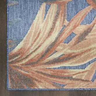 Aloha ALH43 Blue Rose Rug