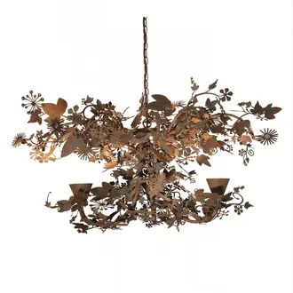 Small Ivy Chandelier MCL37S Forest Rust