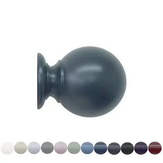 Jones Estate 48mm Airforce Curtain Pole Ball Finial