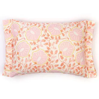 Punch Paisley Peach Cushion