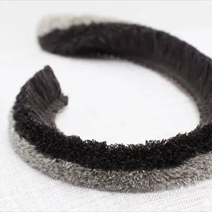 Fara Tassle Fringe Charcoal T76-08