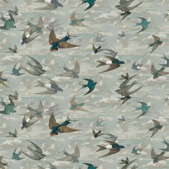 Chimney Swallows Sky Blue FJD6009-01