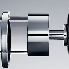 Byron & Byron Halo 55mm Chrome Curtain Pole Stellar