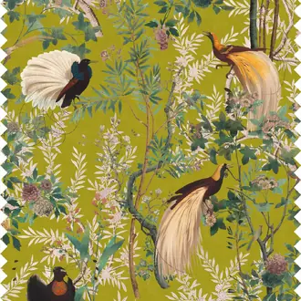 Royal Garden Green Velvet FB00029