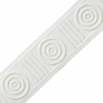 Mds Embroidered Rosette Border BT-61115-01