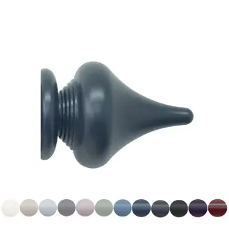 Jones Estate 48mm Airforce Curtain Pole Minaret Finial