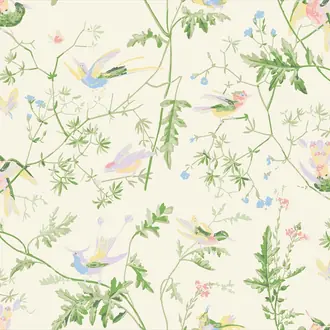 Hummingbirds 100% Silk