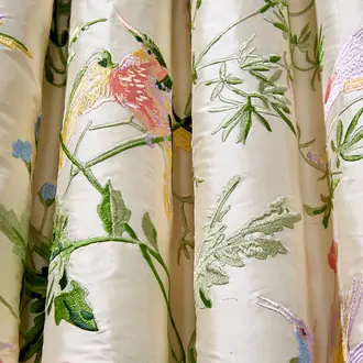 Hummingbirds 100% Silk