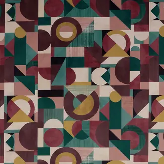 Geometrica Velvet Bilberry