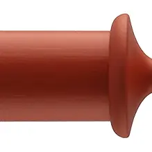 Byron & Byron Neon 35mm Red Curtain Pole Daisy Finial