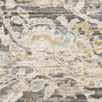 Antique Fusion ANF03 Charcoal Multicolor Rug