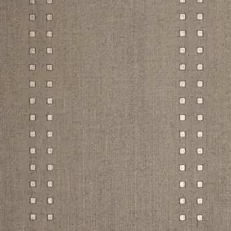 Studs & Stripes Vertical Chrome on Elephant Manila Hemp 5782-V