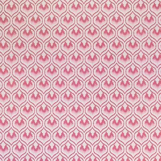 Ikat Heart Wallpaper Oxblood