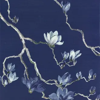 Blossom Porcelain Blue on Marshmallow Manila Hemp 6400
