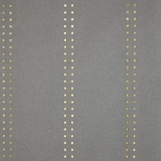 Studs & Stripes Vertical Soft Gold on Taupe Tweed 5790-V