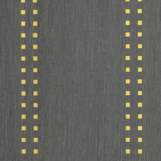 Studs & Stripes Vertical Yellow on Graphite Manila Hemp 5788-V