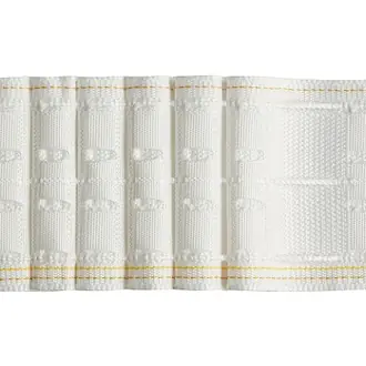 White Pencil Pleat 3" Curtain Tape 76mm