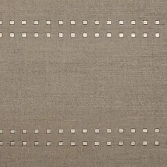 Studs & Stripes Horizontal Chrome on Elephant Manila Hemp 5782-H