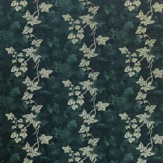 Ivy Wallpaper Deep Green