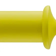 Byron & Byron Neon 45mm Yellow Curtain Pole Daisy Finial