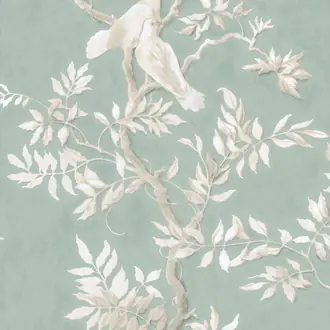 Doves Aquamarine Wallpaper
