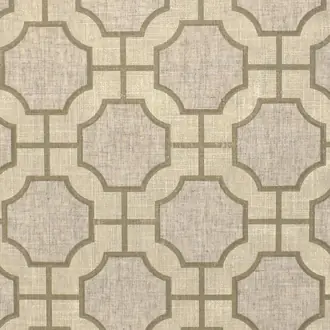 Imperial Gates Cream and Champagne on Linen 5190