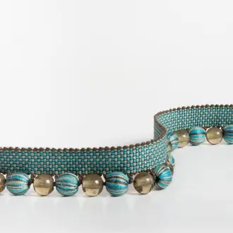 Glass-beaded fringe TR1012-03