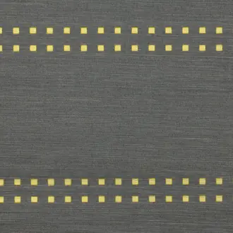 Studs & Stripes Horizontal Yellow on Graphite Manila Hemp 5788-H