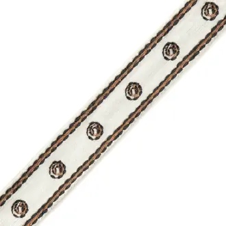 Punto Embroiderd Border BT-60473-01